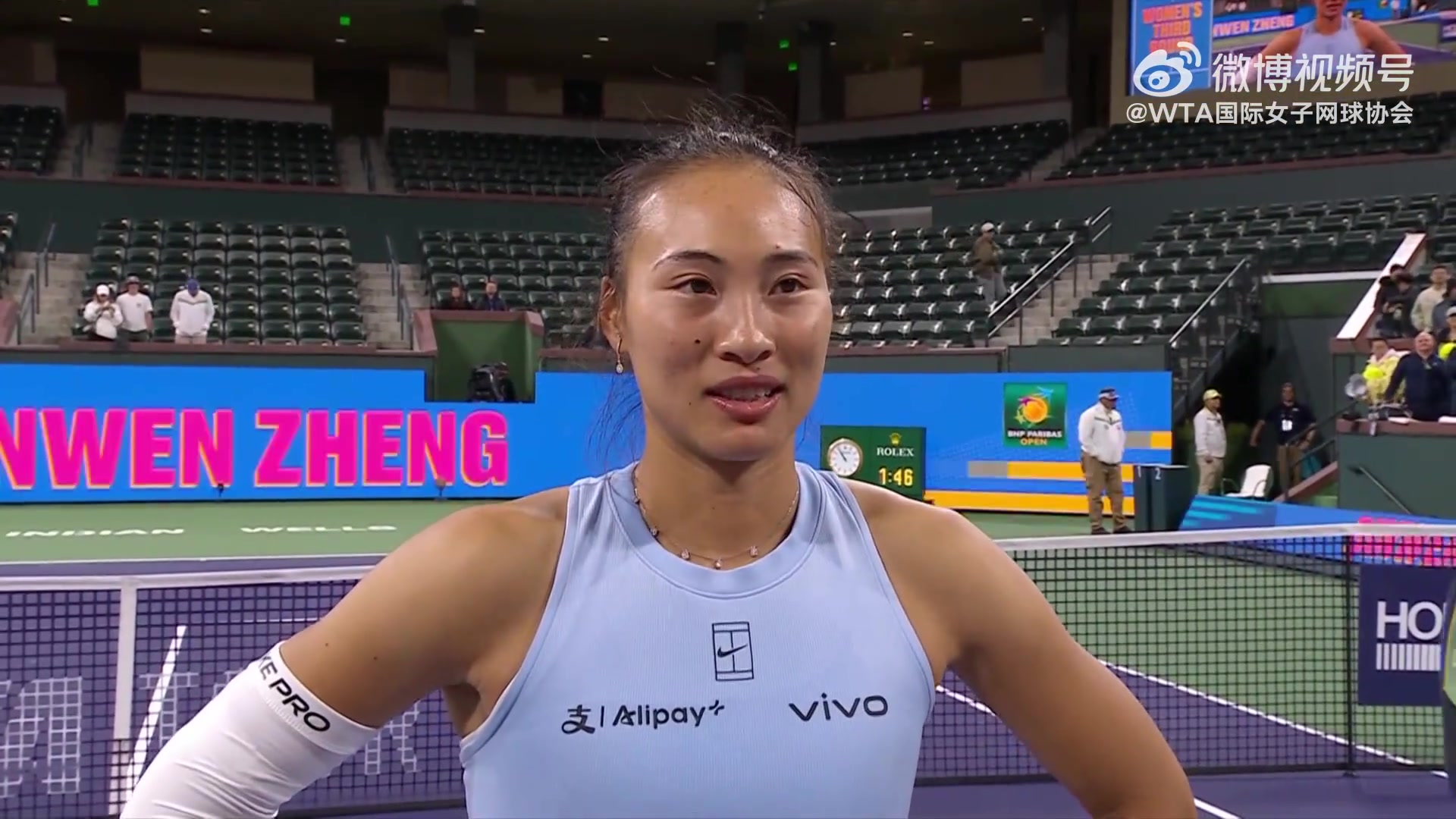 j9九游会老哥俱乐部交流还记得上一次对孙璐璐的失利吗？郑钦文：说实话，我不会原谅