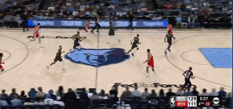 j9九游真人游戏第一品牌登录入口还没有放弃！莫兰特大空位三分后滞空对抗上篮2+0 连追5分！